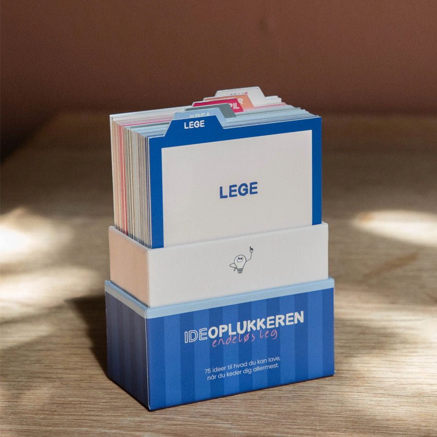 IDÉ - oplukkeren - 75 lege - ideer uden skærm