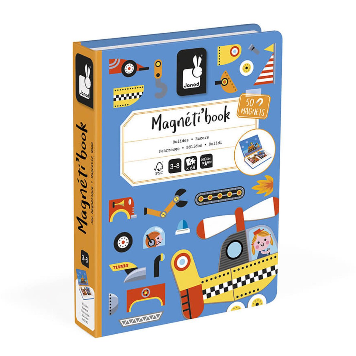 Magneti´Book Racers, 50 magneter