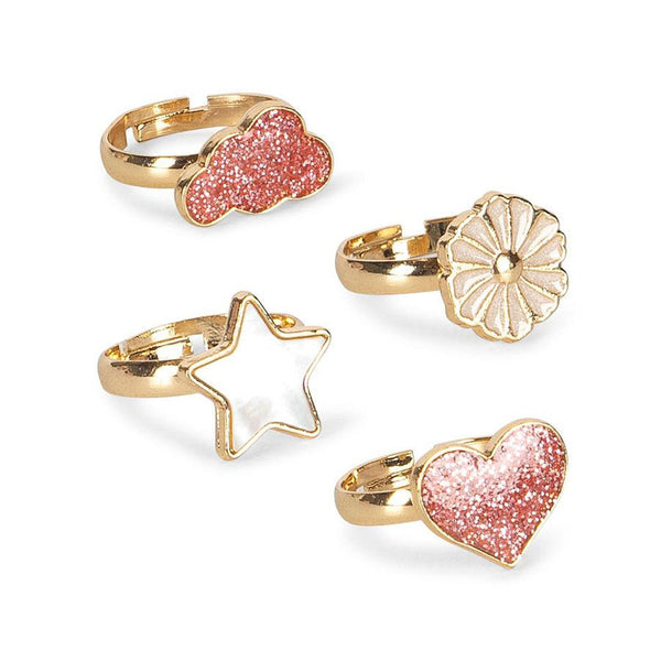 12-Pak Ringsæt i Multi Color