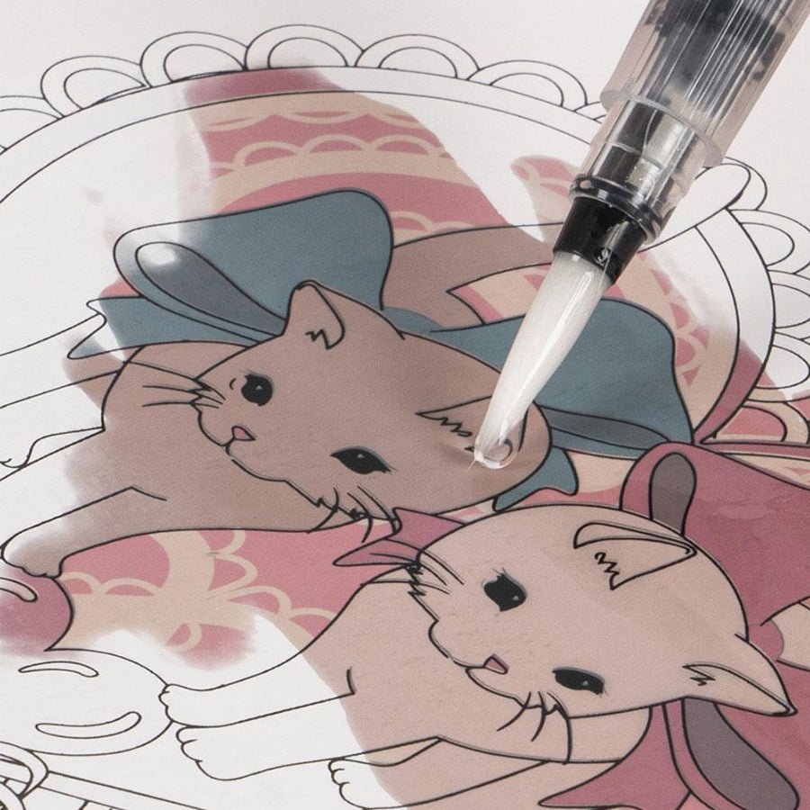 Konges Sløjd Magisk vandmalebog, heart