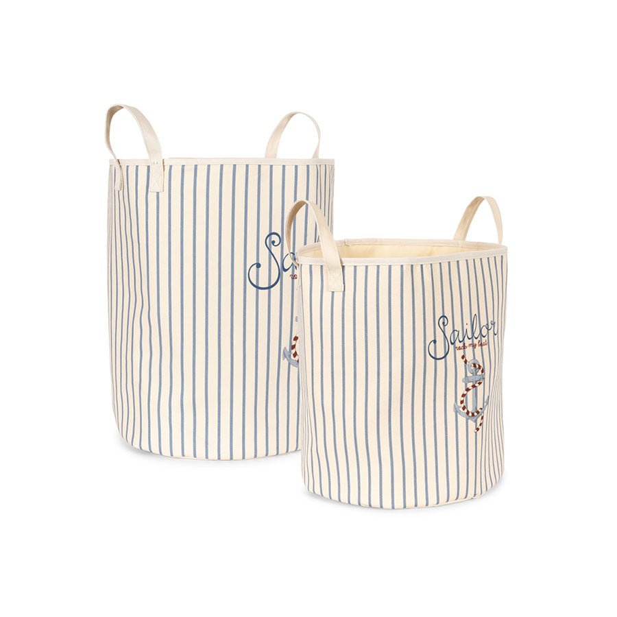 Konges Sløjd opbevaringskurve 2 stk, sailor stripe