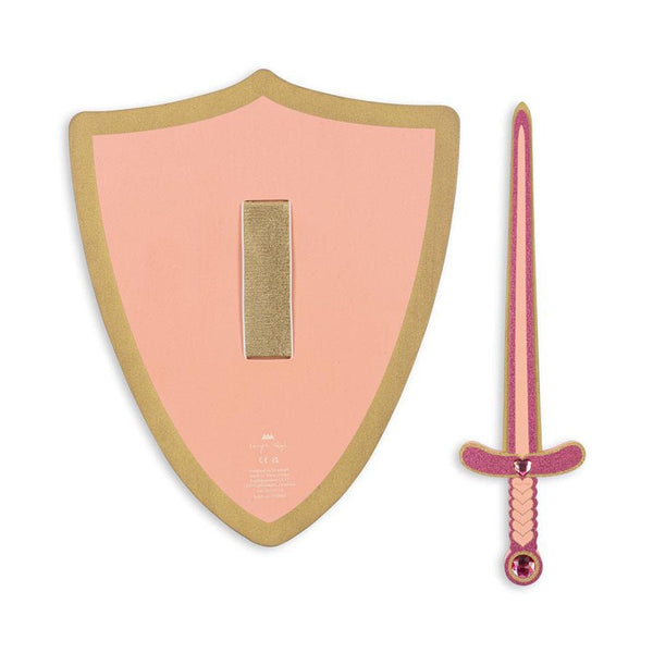Konges Sløjd sværd og skjold, pink