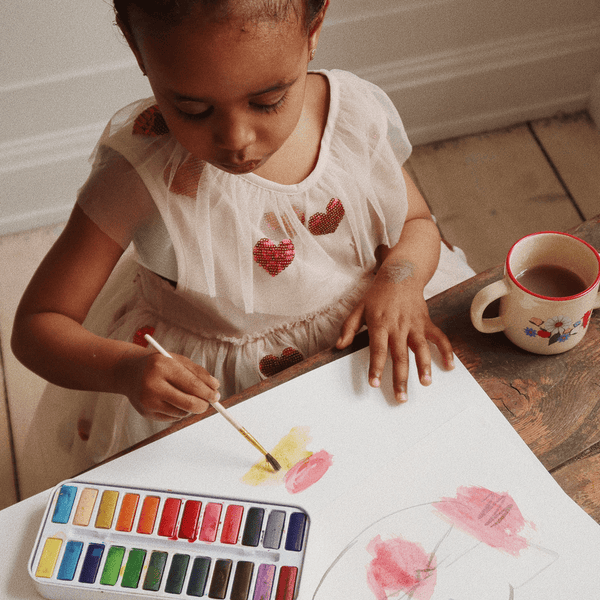 Konges Sløjd vandfarver i tin box, multi mix