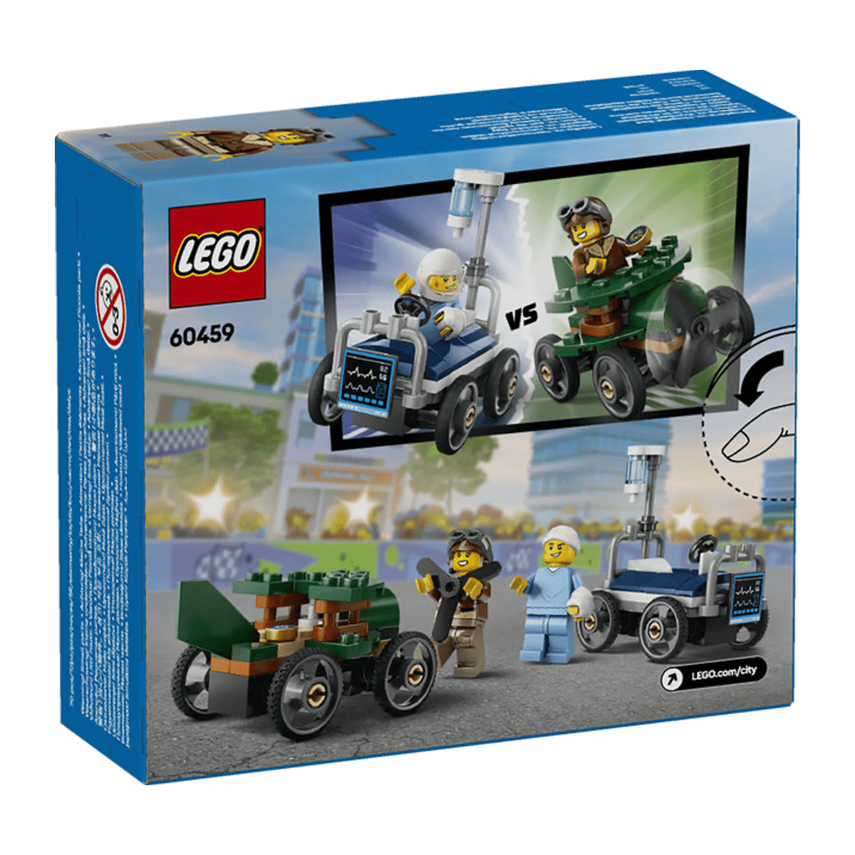 LEGO® Racerbilpakke - Fly mod hospitalsseng