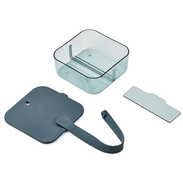 Liewood Carin Madkasse lille, Whale blue / Sea blue