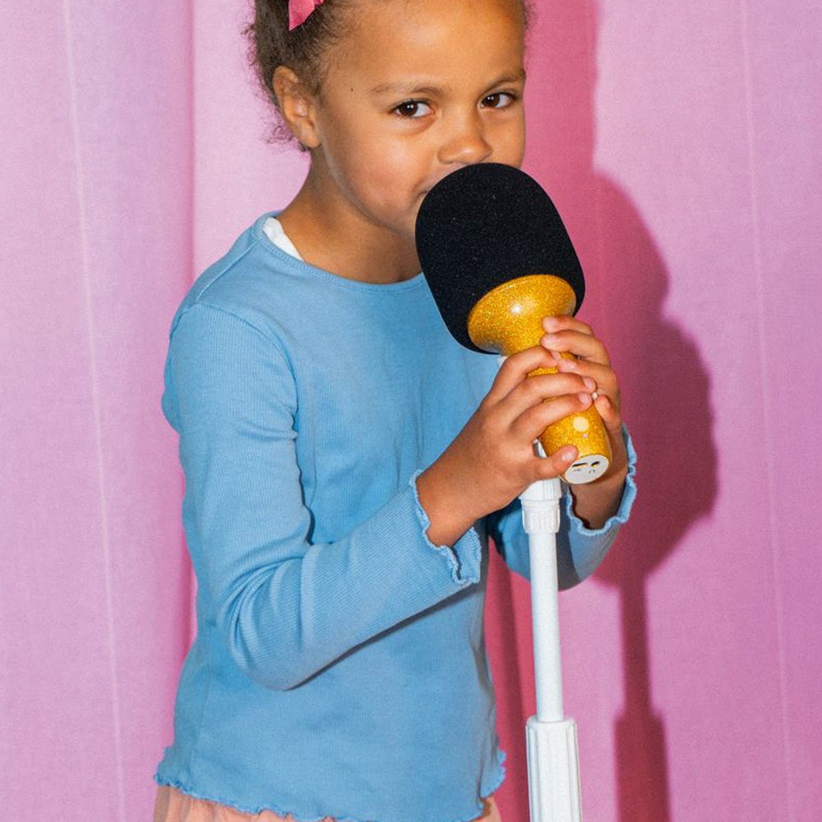 Lalarma Mikrofonholder, Hvid