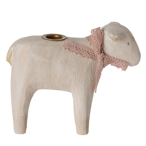 Maileg Lysestage Lam, Rosa