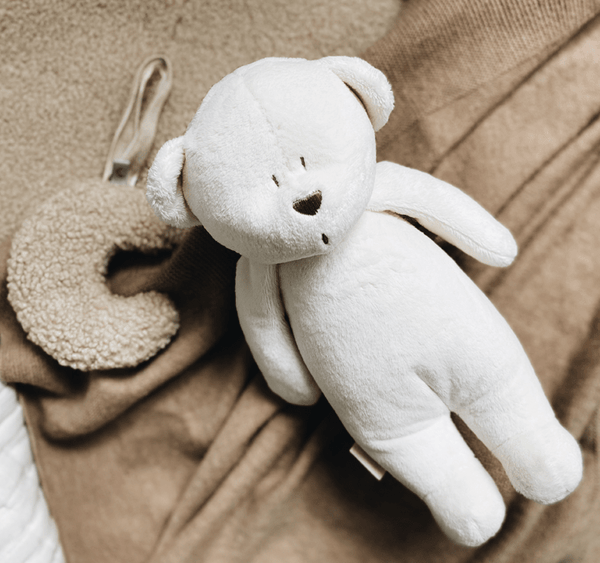 Moonie 2.0 The Humming Bjørn med lampe, Cream