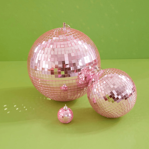 Rice Discokugle, large - pink