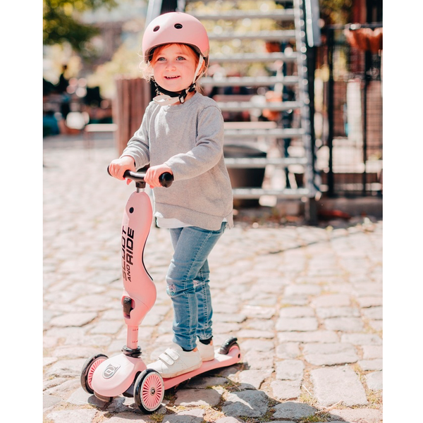 Scoot and Ride 2-i-1 løbehjul, Highway Kick 1 - rose