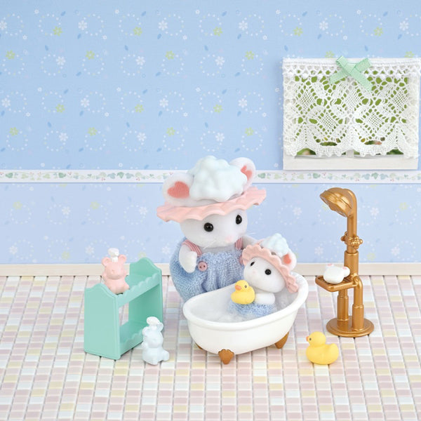 Sylvanian Families Badetid og Bobler Søskende