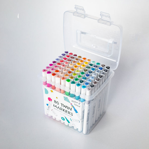 Børnenes Kartel Twin markers 80stk
