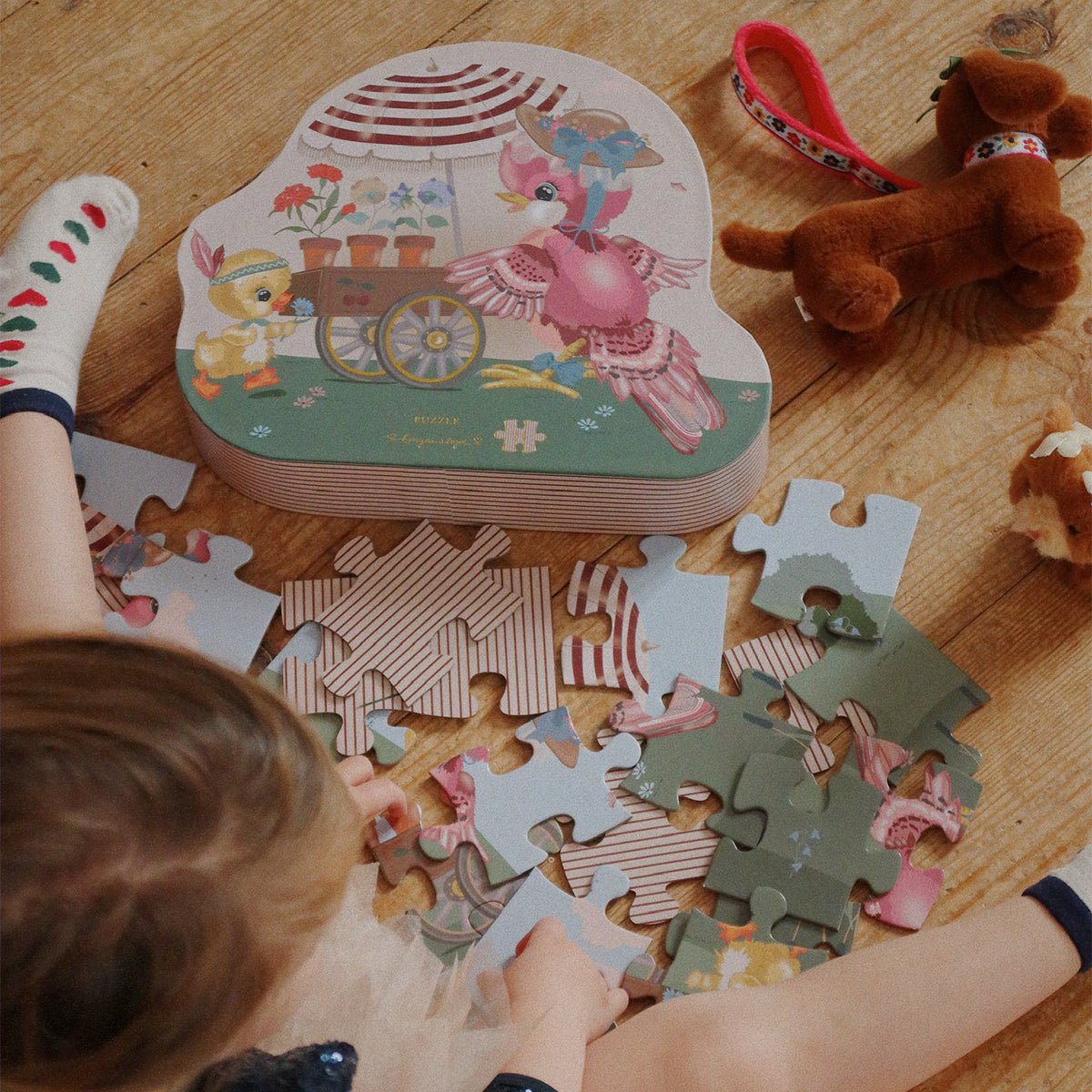 Konges Sløjd Birdie Puslespil - Car Birdie