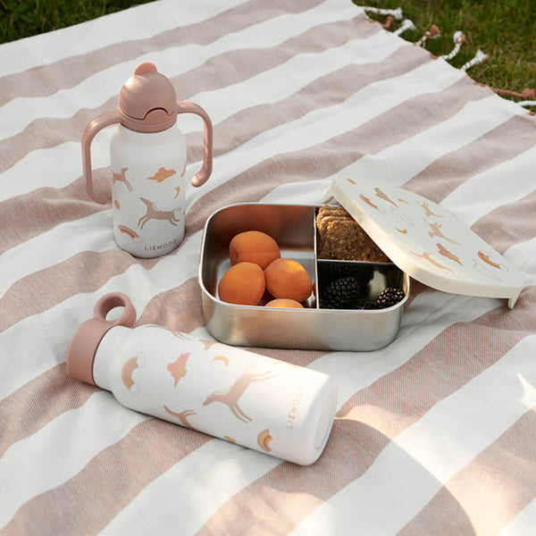 Liewood Kimmie Vandflaske, 250 ml, Dream/Ecru