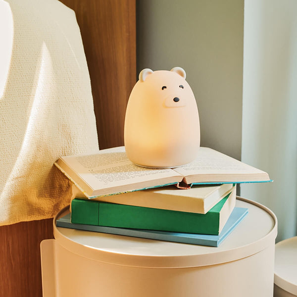 Liewood Winston Mr Bear Natlampe, Dove Blue