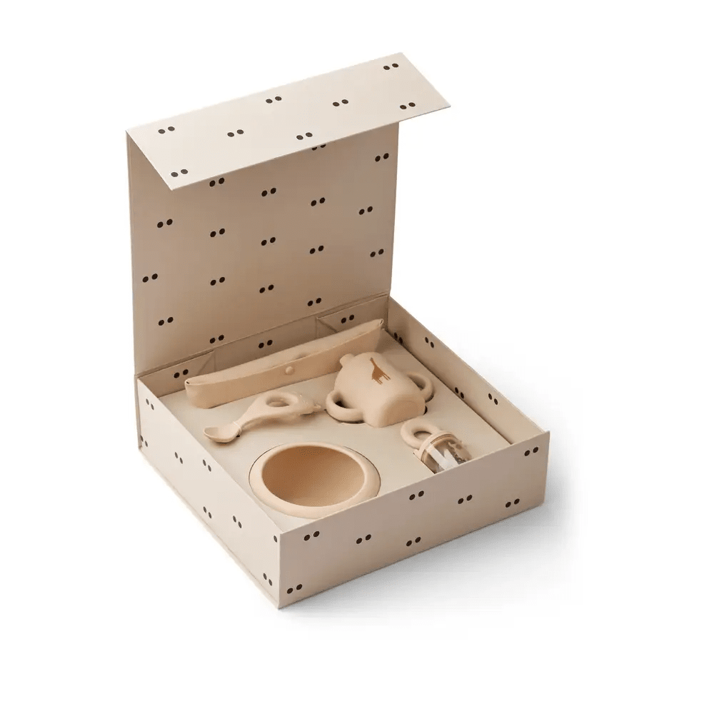 Liewood Mileah Baby Spisesæt, Apple Blossom