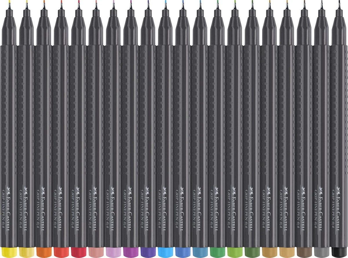Faber - Castell black edition fineline tusser, 30 stk