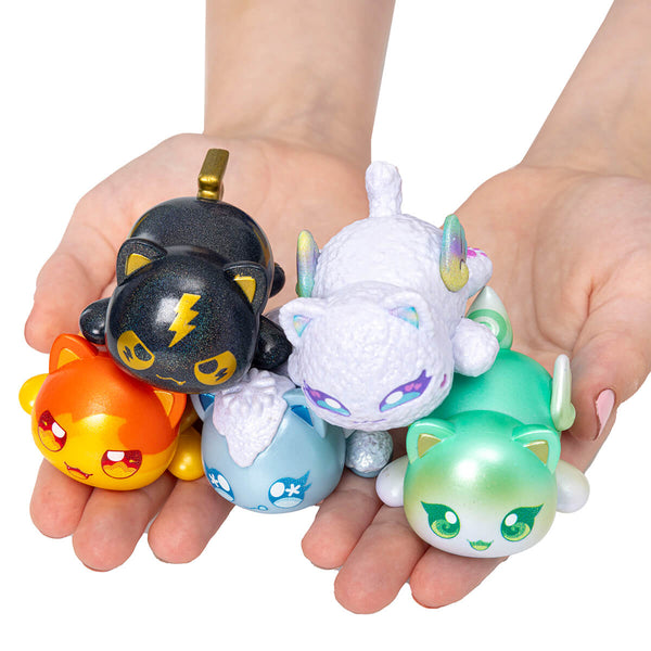 Aphmau Mystery Meemeow, 5-pak elemental figurer
