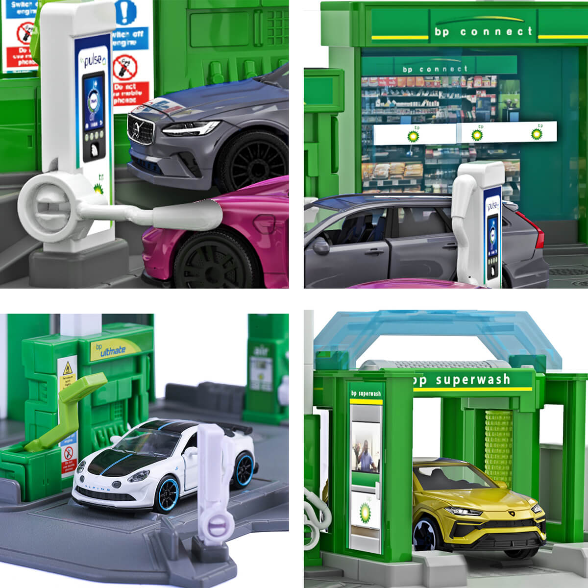 Majorette Tankstation + bil