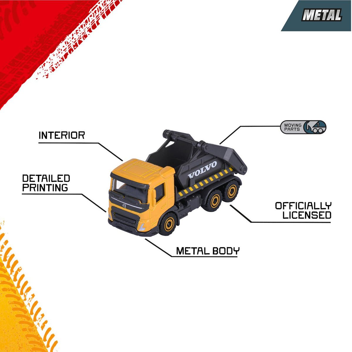 Majorette Volvo Construction Premium, ass
