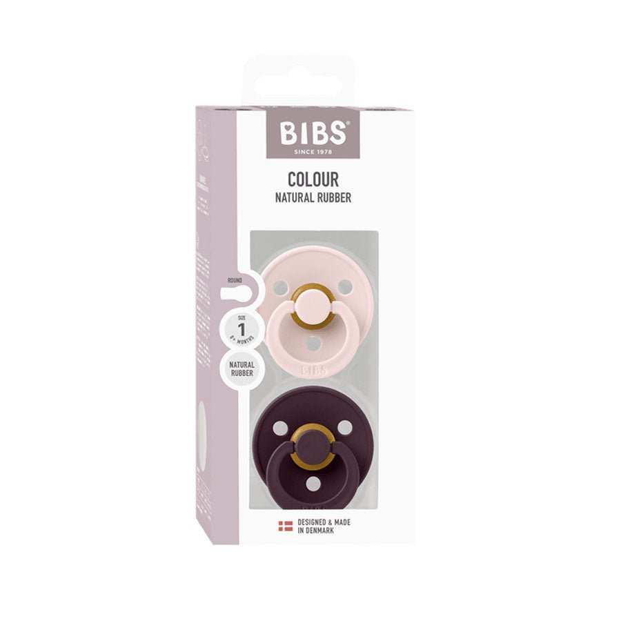 BIBS AW25 Colour Drop 2 - pak Sut str 1, Petal & Plum