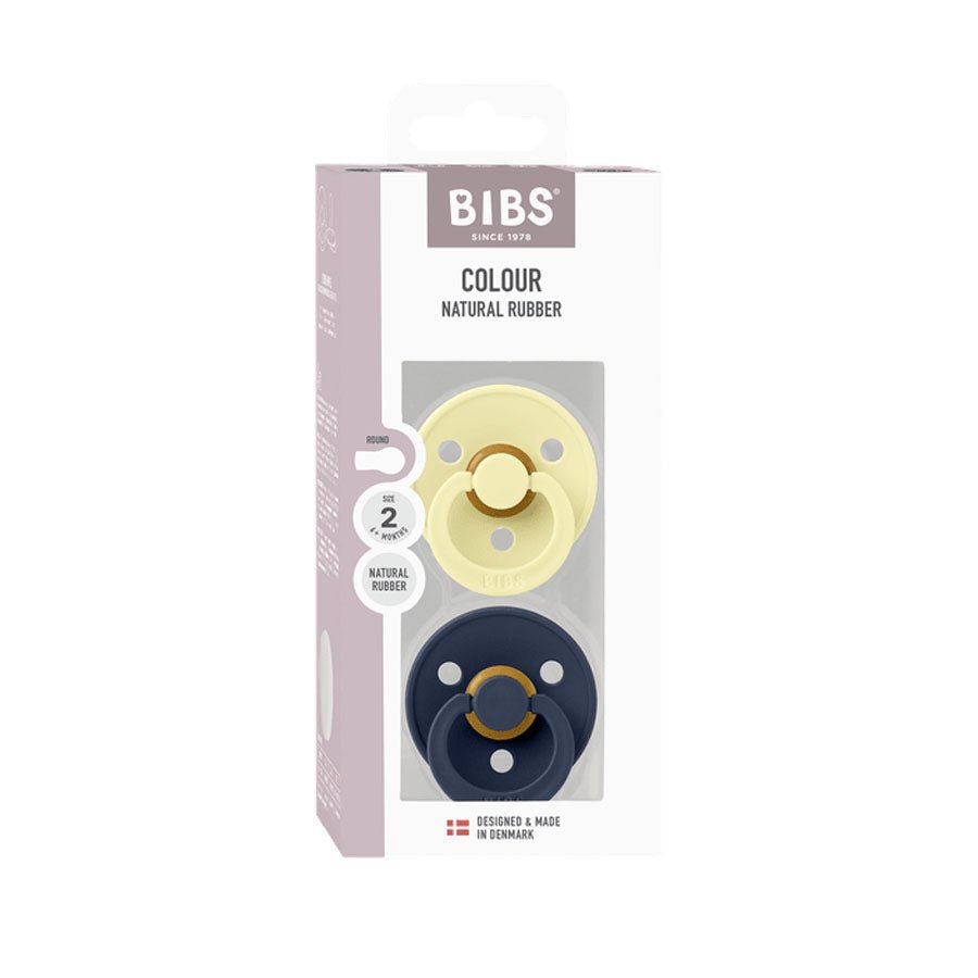 BIBS AW25 Colour Drop 2 - pak Sut str 2, Luna & Deep Space