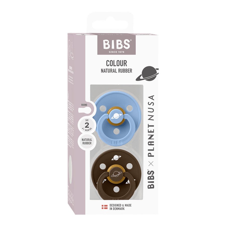 BIBS x Planet Nusa Rund Sut 2 - Pak, Str 2 - Sky Blue Mix