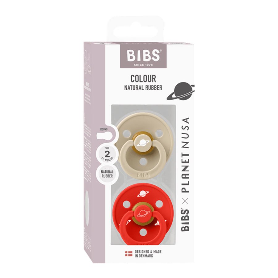 BIBS x Planet Nusa Rund Sut 2 - Pak, Str 2 - Vanilla Mix