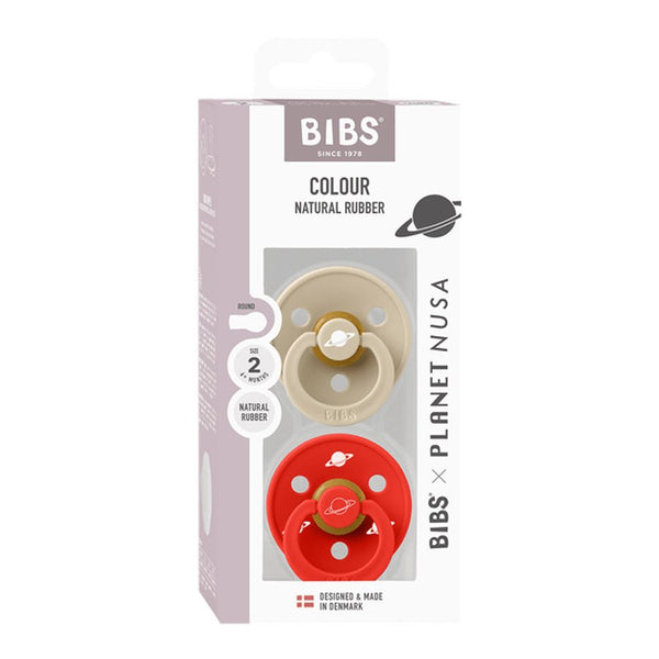 BIBS x Planet Nusa Rund Sut 2 - Pak, Str 2 - Vanilla Mix