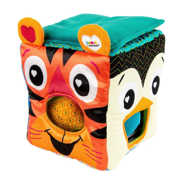Blød puttekasse med dyremotiver