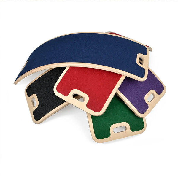 CurveLab balancebræt med filt, Major Arc, lys orange