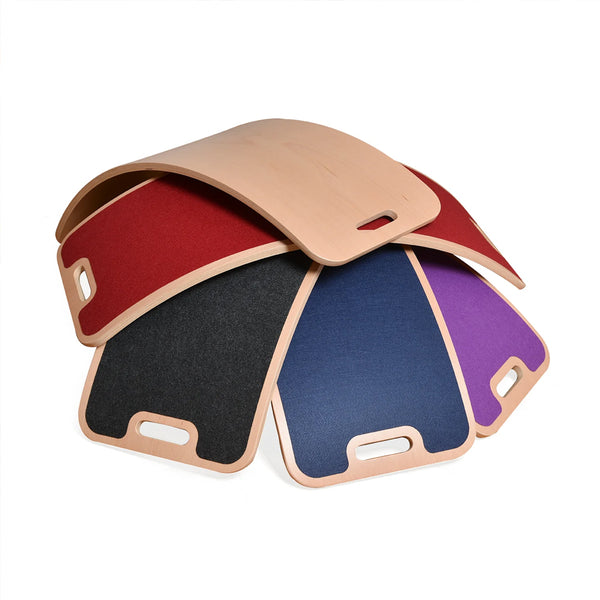 CurveLab balancebræt med filt, Perfect Arc, lysebrun