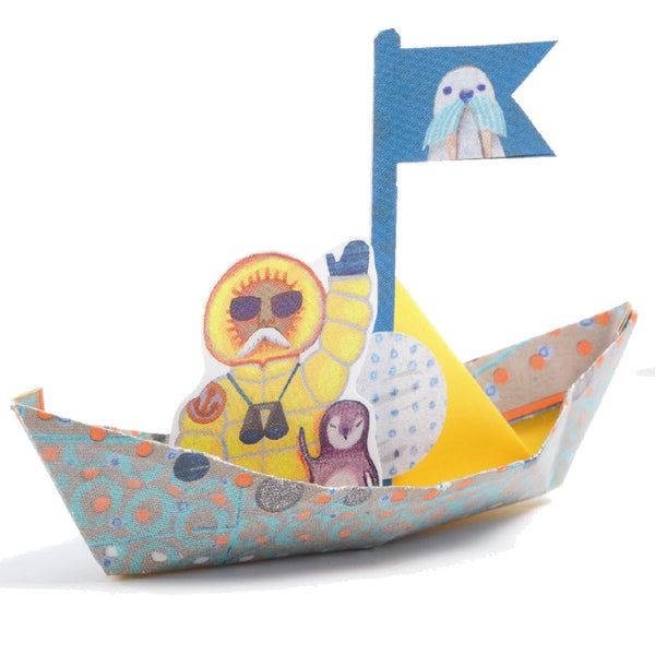 Djeco kreativ leg, papirbåde