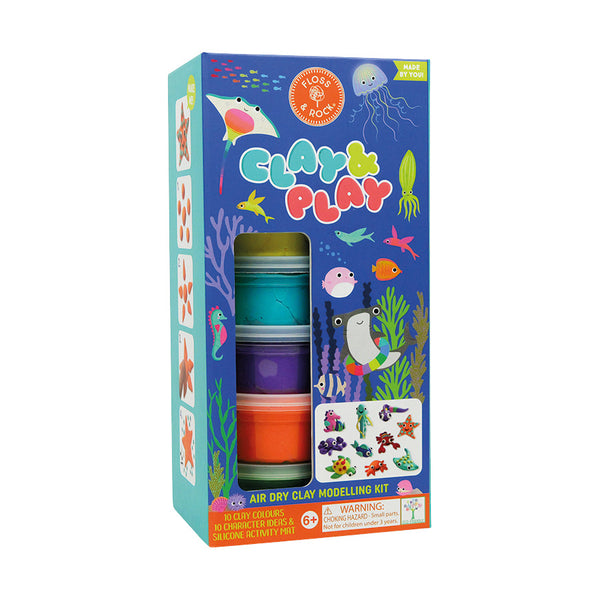 Floss & Rock selvhærdende ler, ocean