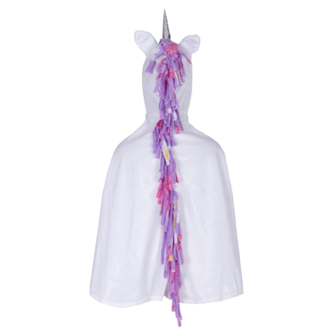 Great Pretenders Enhjørninge kappe, hvid str 2 - 3 år