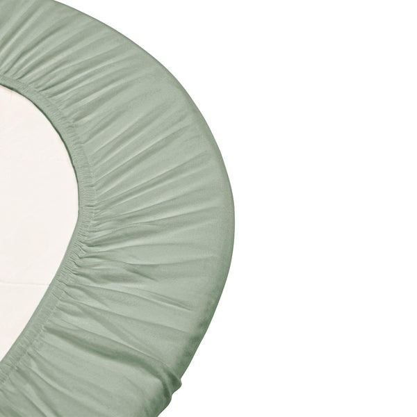 Leander lagen til babyseng Organic, 2 - pak - Sage green