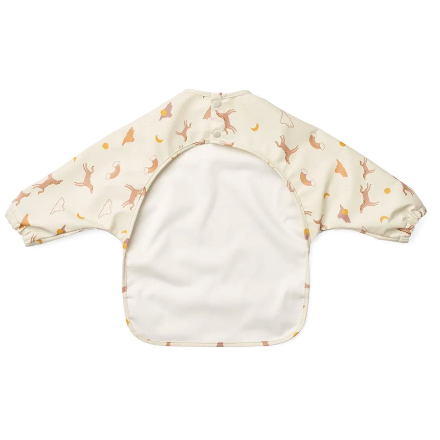 Liewood Merle printed hagesmæk med ærmer, dream/ecru