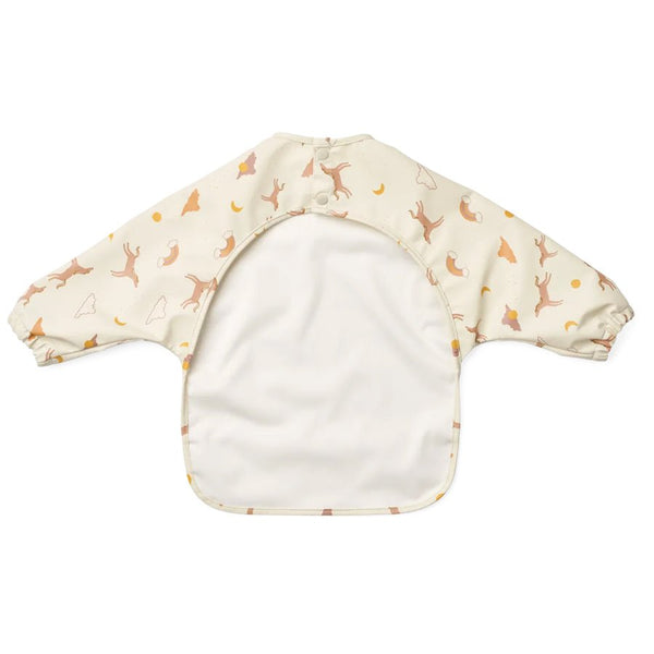 Liewood Merle printed hagesmæk med ærmer, dream/ecru