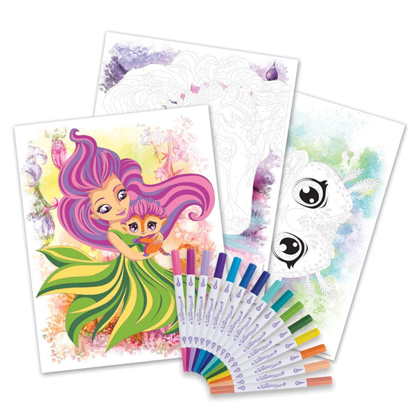 Nebulous Stars color-by-number book set, Nenuphia