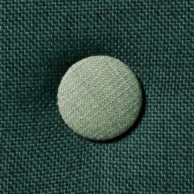 by KlipKlap 3 Fold sofa single soft, dyb grøn med lys grøn knap