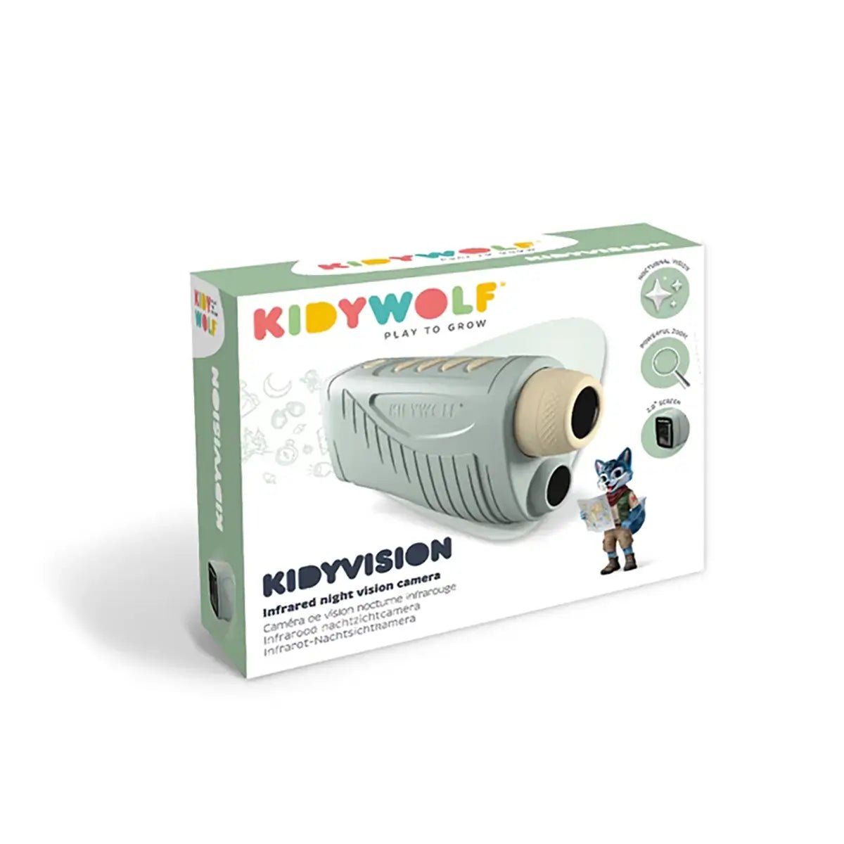 Kidywolf Natkamera med Infrarødt lys