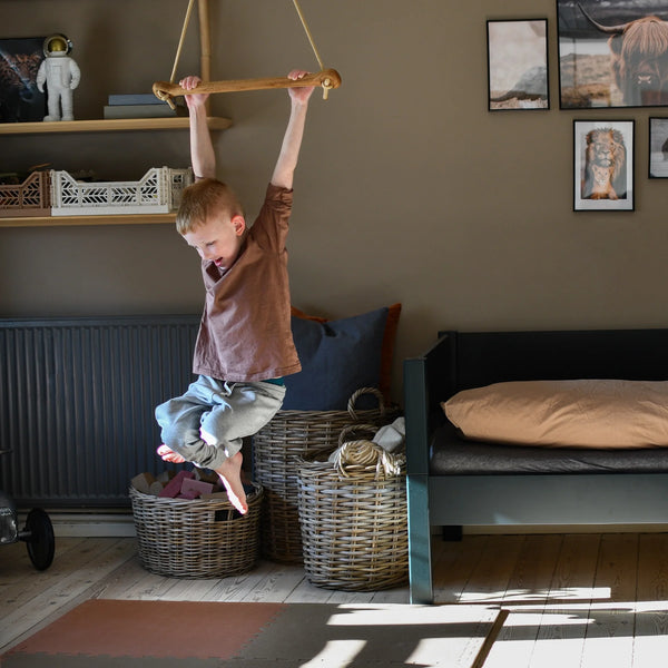 Lillagunga Trapez, eg, beige reb, 2-2,80 m