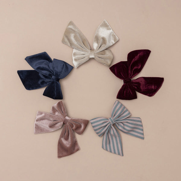 Mimi & Lula 2 Hårsløjfer, Red Tartan Agnes Pony Pals