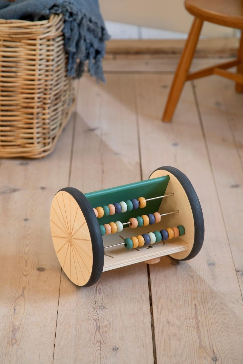 Sebra aktivitetsrullespejl i træ, Woodland