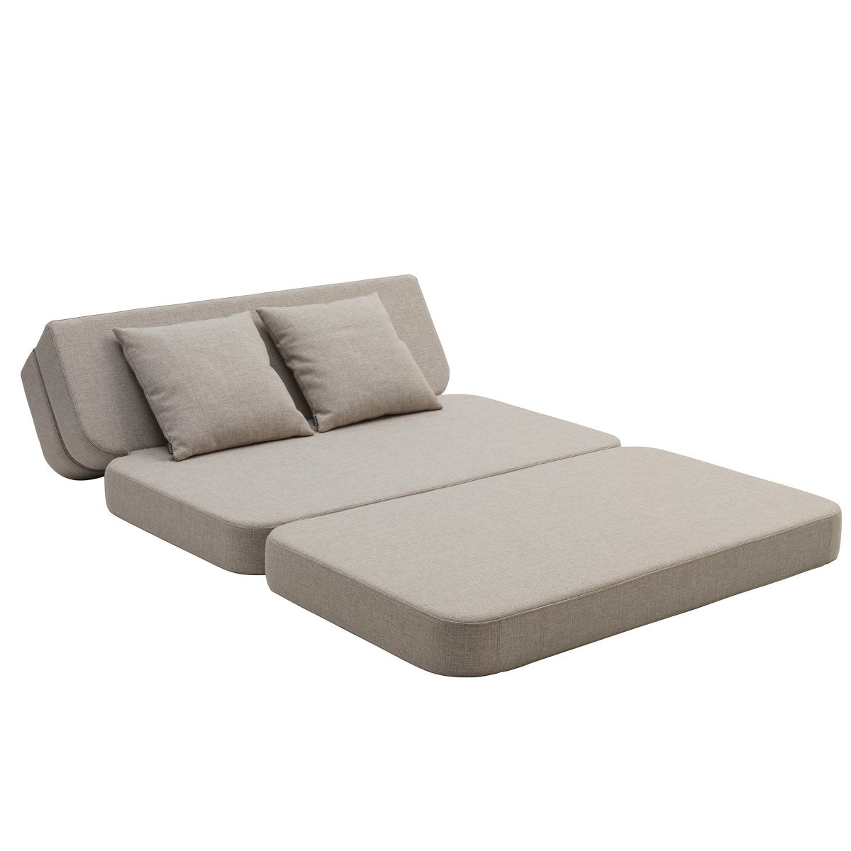 byKlipKlap 3 - fold sofa, 120 cm beige