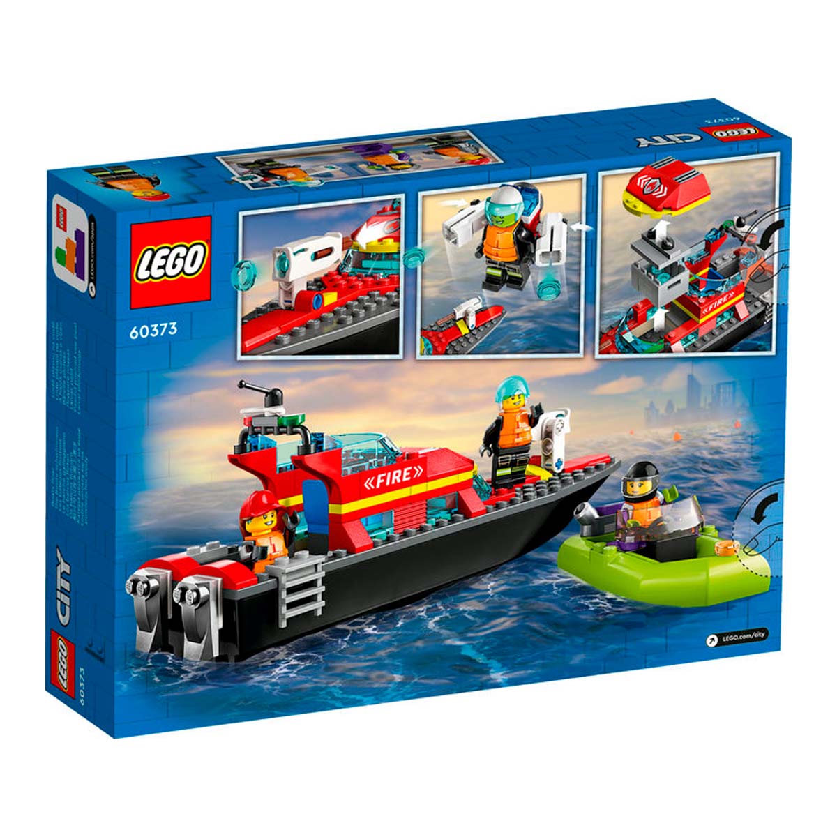 LEGO® CITY Brandvæsnets redningsbåd