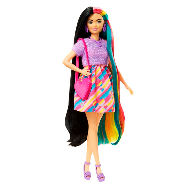 Barbie Totally Hair, kjole m. hjerter