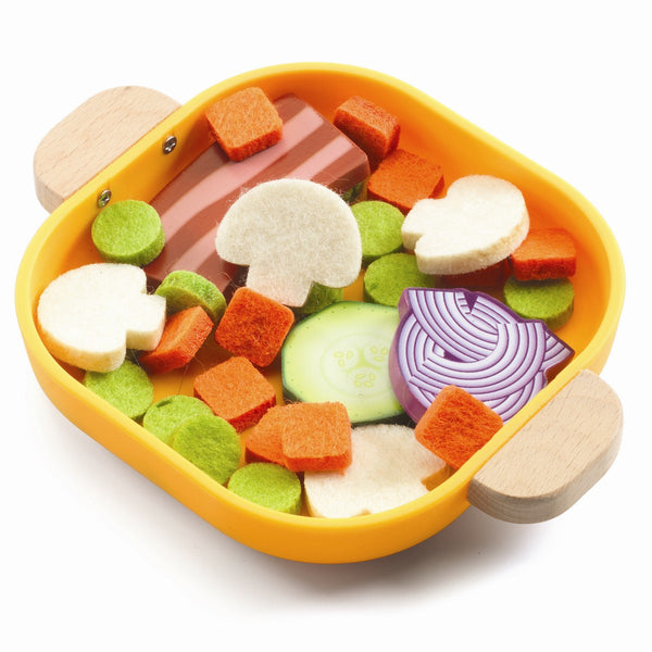 Djeco legemad, mad på pande