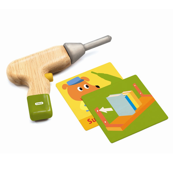 Djeco værktøjskuffert, Super Bricolo