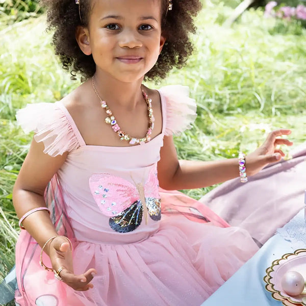 Great Pretenders Secret Butterfly paillet Kjole Med Vinger - Str 5-6